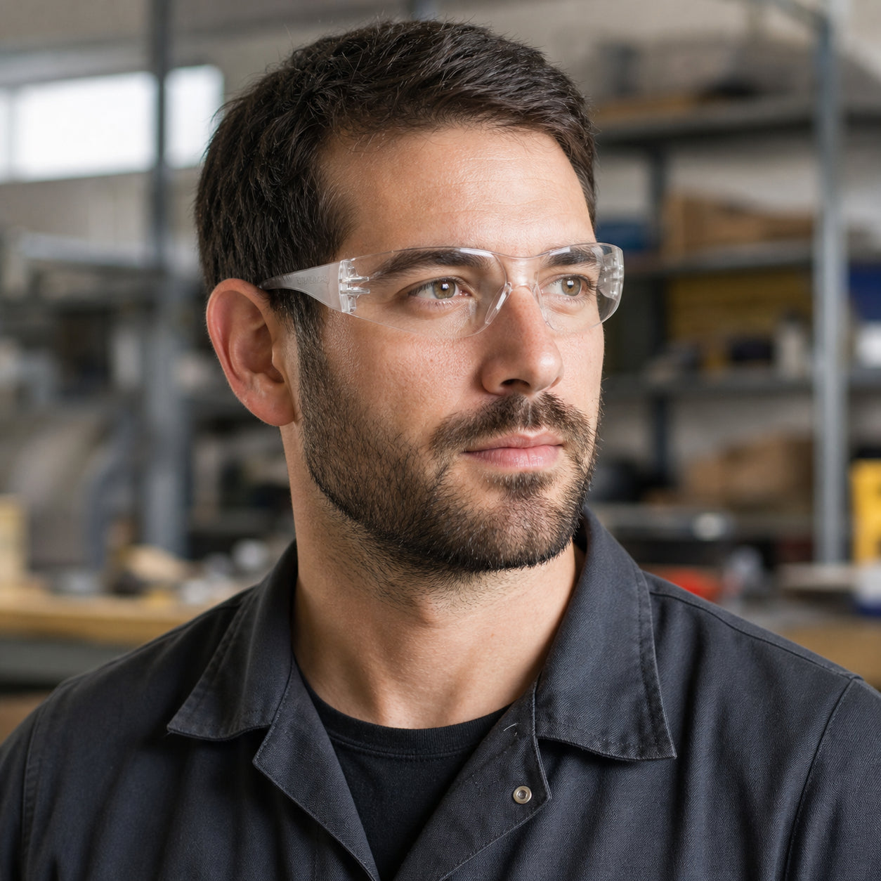12 Pack Safety Glasses Clear Lens ANSI Z87.1 