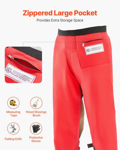 Chainsaw Safety Chaps Class C Large