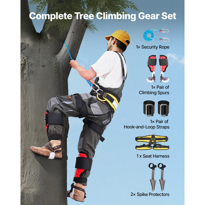 Adjustable Tree Climbing Spikes Set
