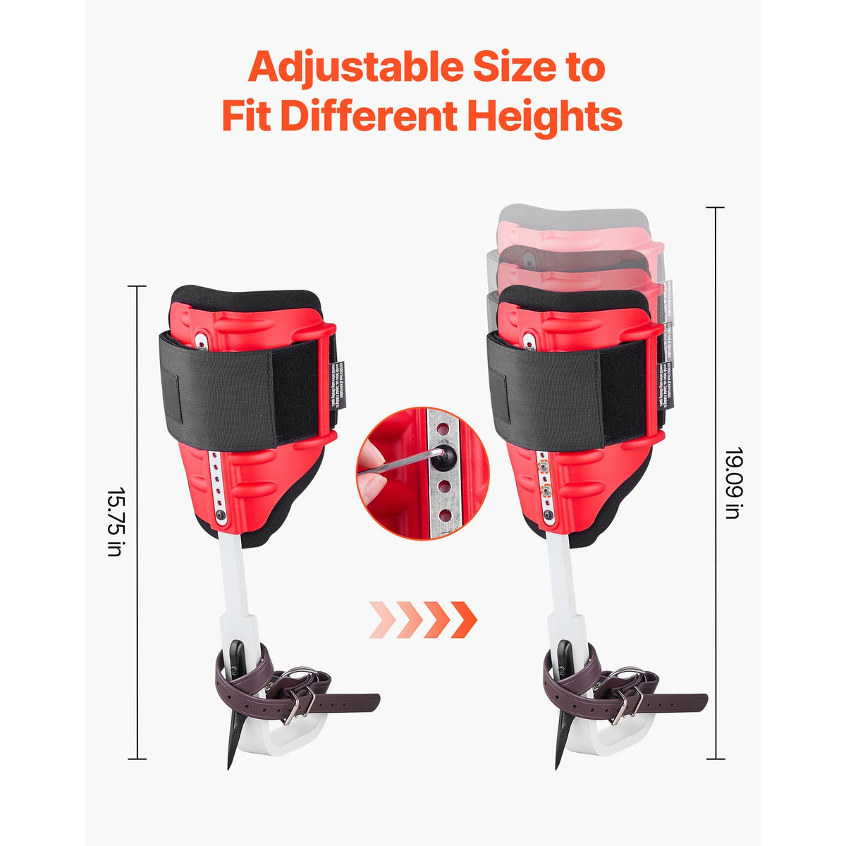Adjustable Tree Climbing Spikes Set